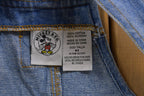 Vintage 1990s Disney Mickey Mouse Embroidered Denim Jean Skirt