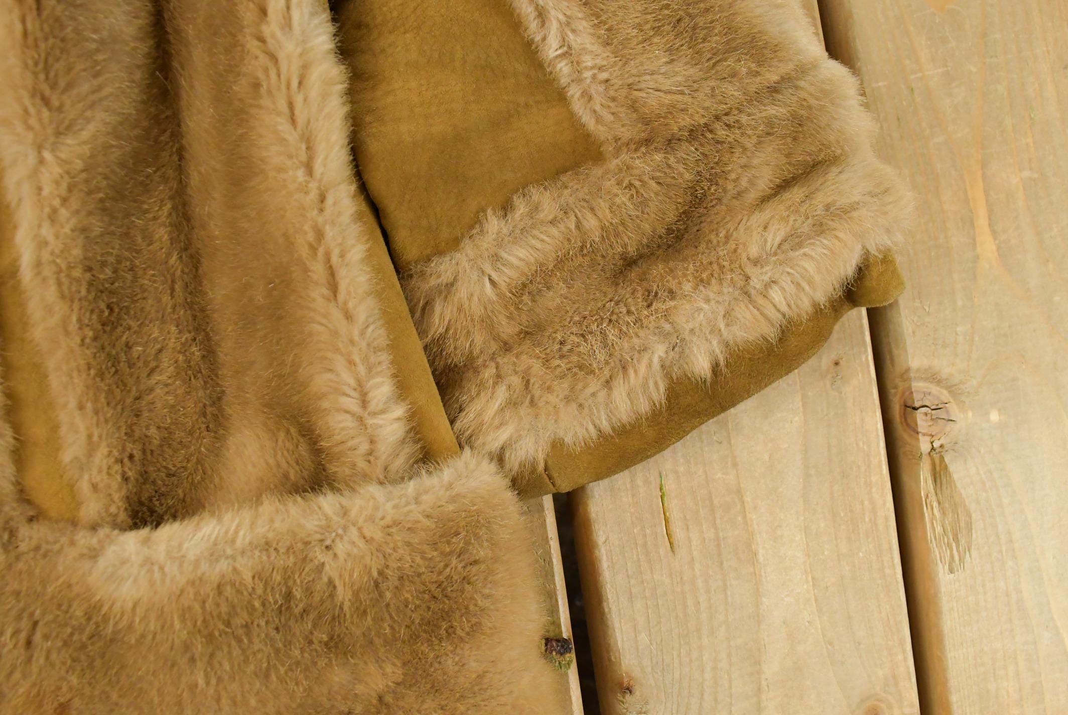Vintage 1960's One World Faux Fur Coat Women's Large