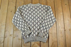 Vintage 1990s Sweater Graphix Knit Crewneck Sweater