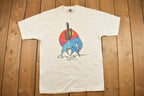 Vintage 1990s Santa Fe Arizona Bull Sun and Cactus Souvenir T Shirt