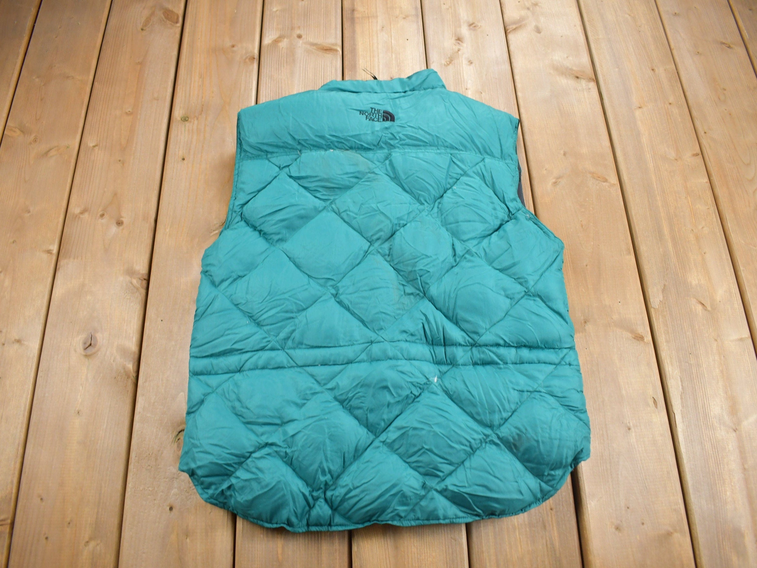 Vintage 1990s The North Face Diamond Quilt Puffer Vest