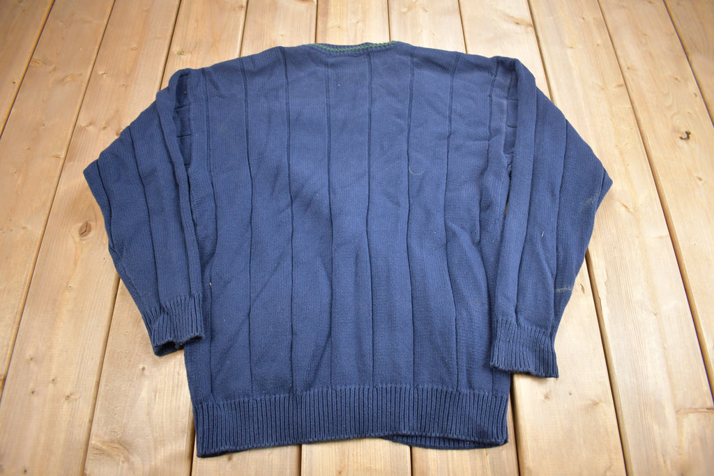 Vintage 1990s John Ashford Knit Cardigan Sweater