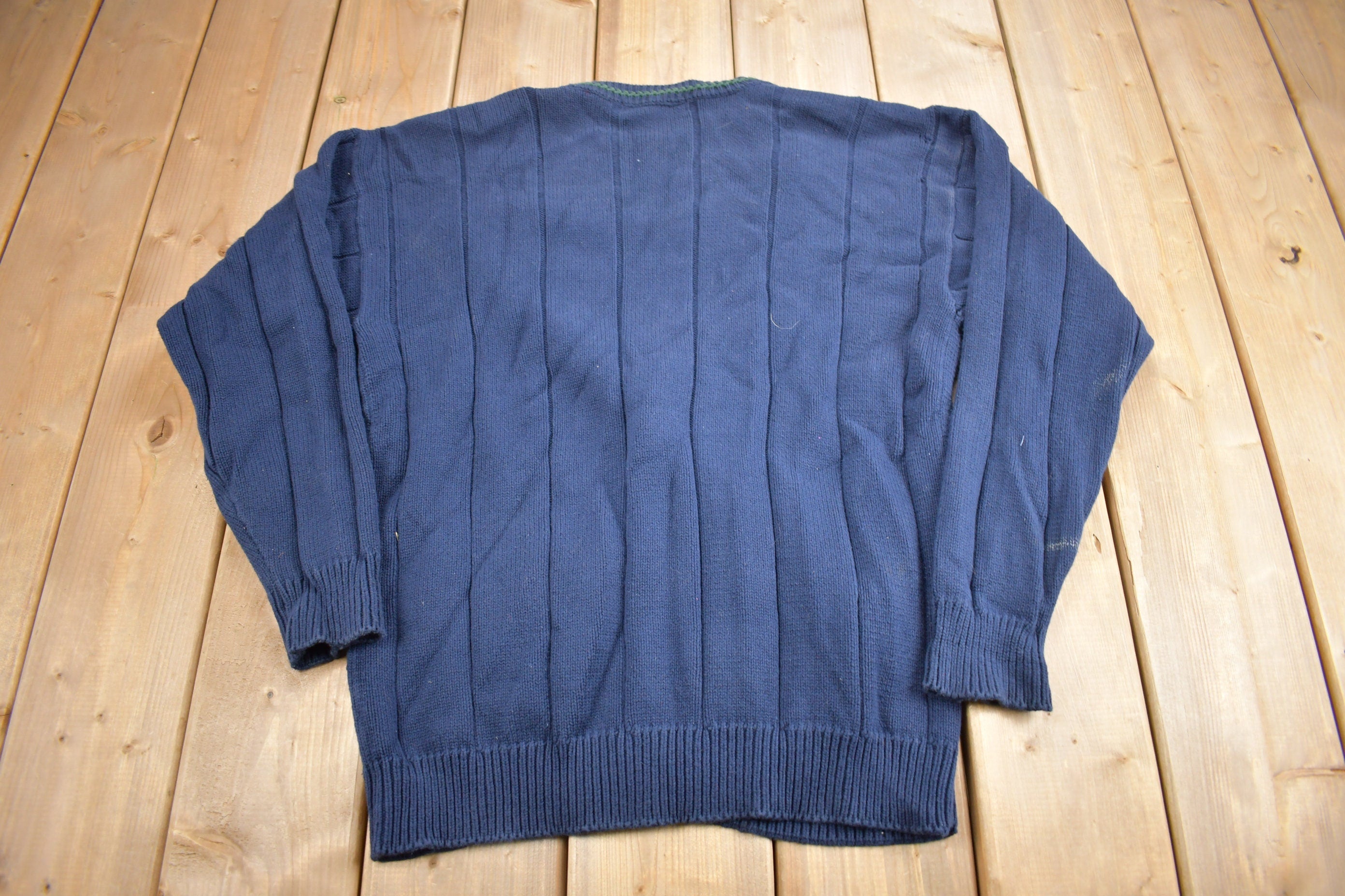Vintage 1990s John Ashford Knit Cardigan Sweater