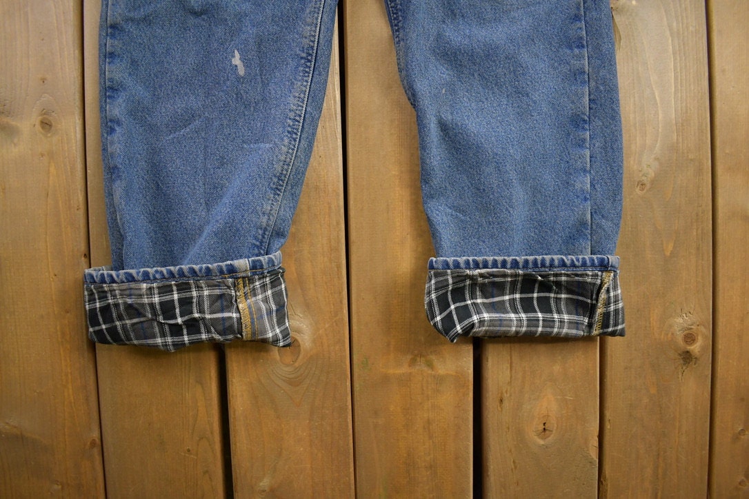 Vintage 1990s Carhartt Blanket Lined Work Pants Size 33x34