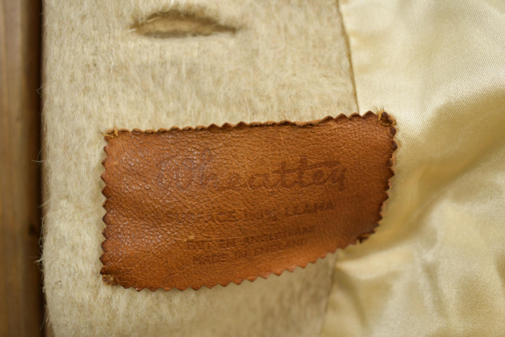Vintage 1980s Saunders And Gold Wool Trench Coat