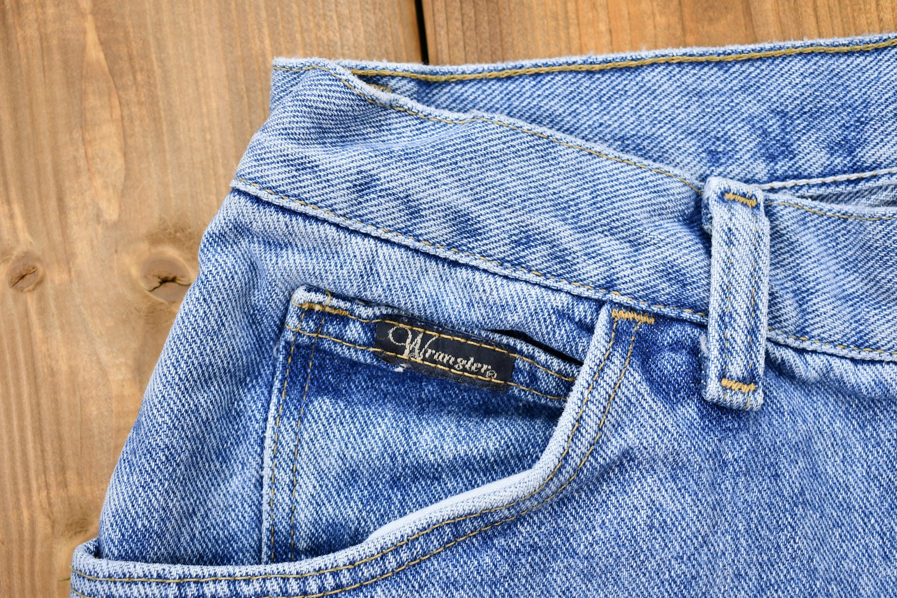 Vintage 1990s Wrangler Mom Light Wash Jeans
