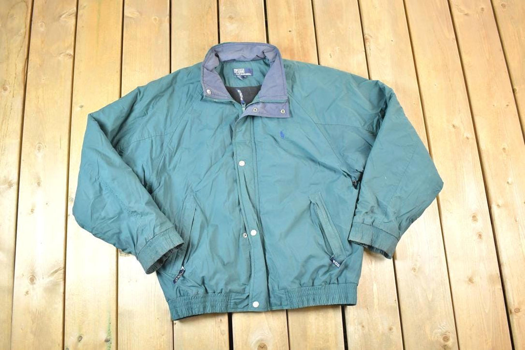 Vintage 1990s Polo Ralph Lauren Light Olive Jacket