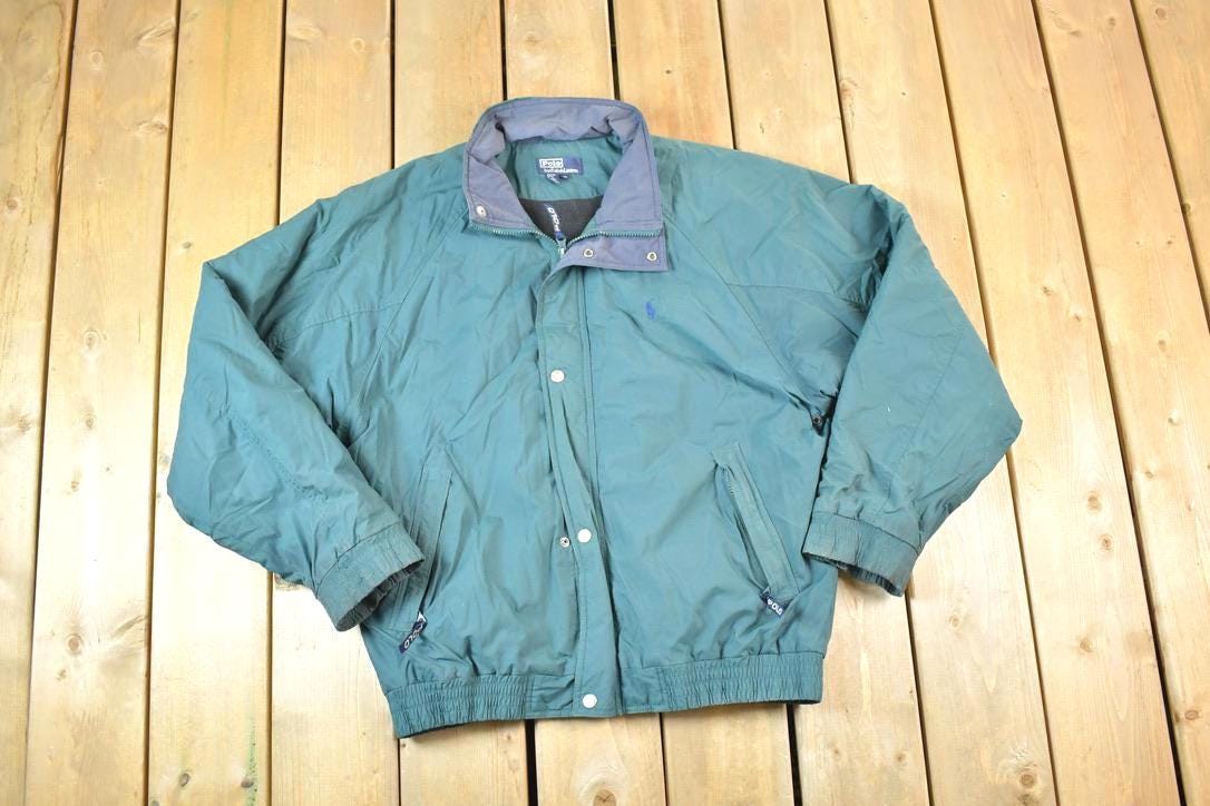 Vintage 1990s Polo Ralph Lauren Light Olive Jacket
