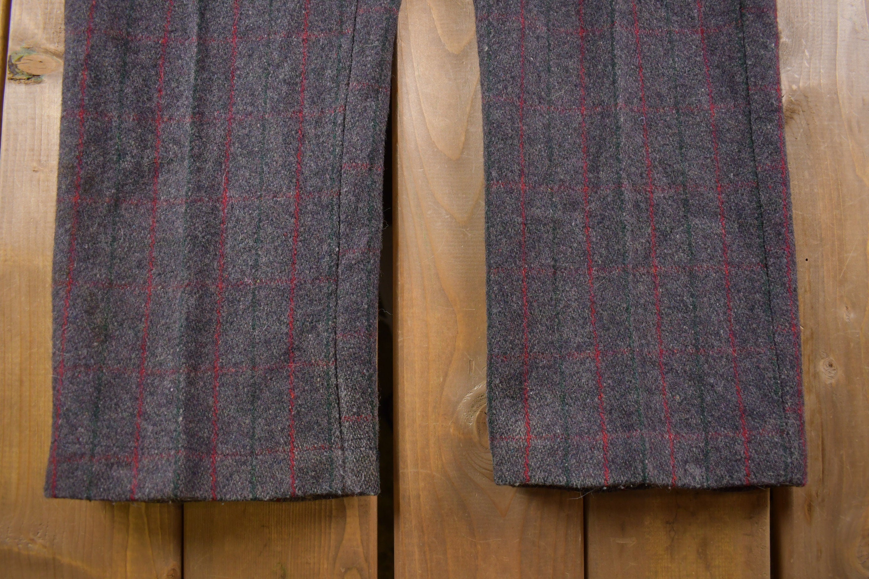 Vintage 1980s Wool Trousers 40 x 31