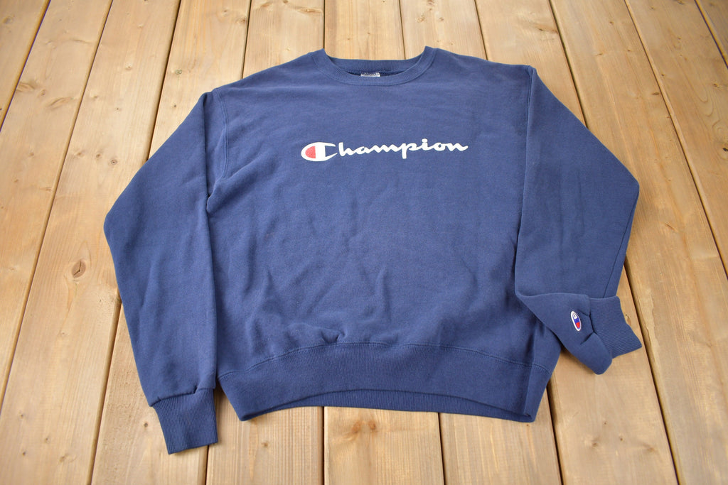Vintage 1990s Champion Women's Sized Crewneck Sweatshirt Made In USA