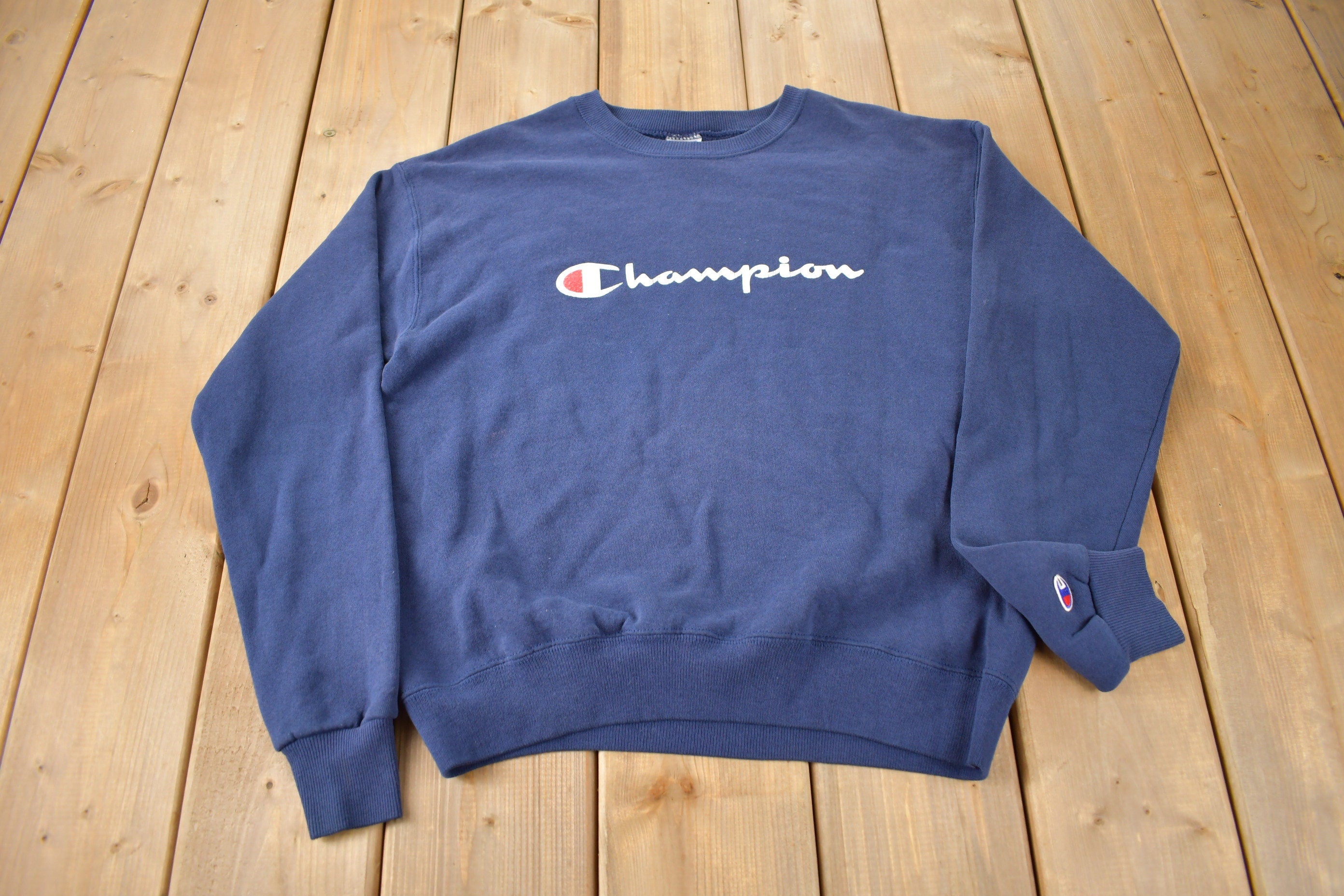 Vintage 1990s Champion Women's Sized Crewneck Sweatshirt Made In USA