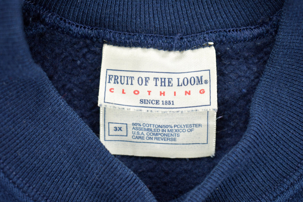 Vintage 1990s Fruit Of The Loom Blank Crewneck Sweatshirt