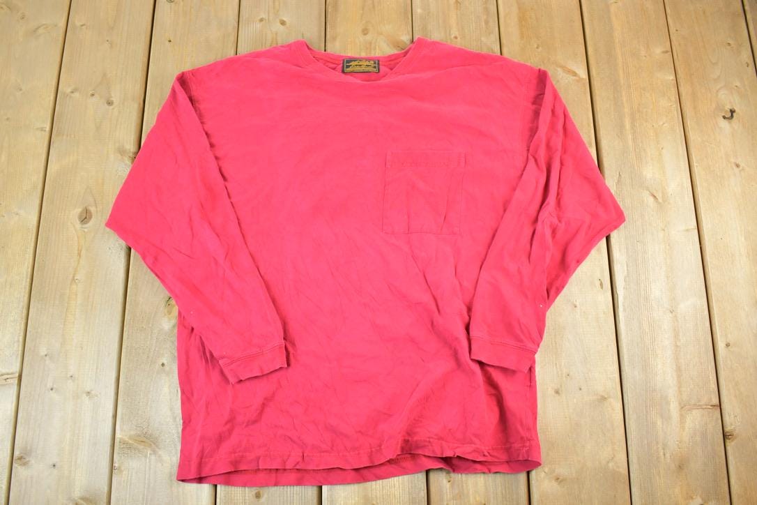 Vintage 1990s Eddie Bauer Souvenir Single Stitch Graphic Print T-Shirt Made In USA  Vintage Streetwear  Vacation Tee  Travel T Shirt