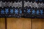 Vintage 1990s Snowcapped Mountains Winter Themed All Over Zip Up Fleece Sweater