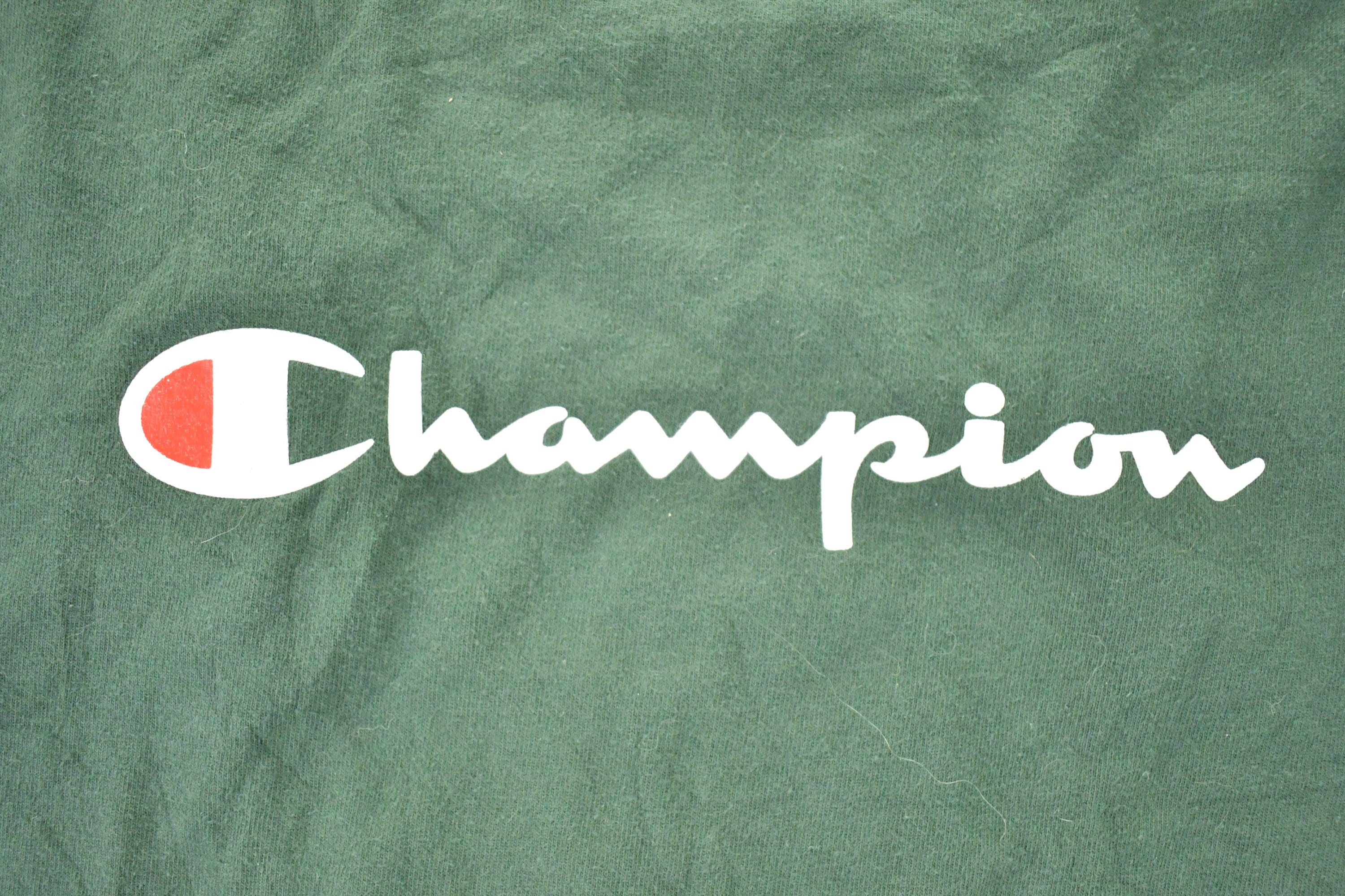 Vintage Y2K Champion Text Logo Crewneck Sweatshirt Men's XL