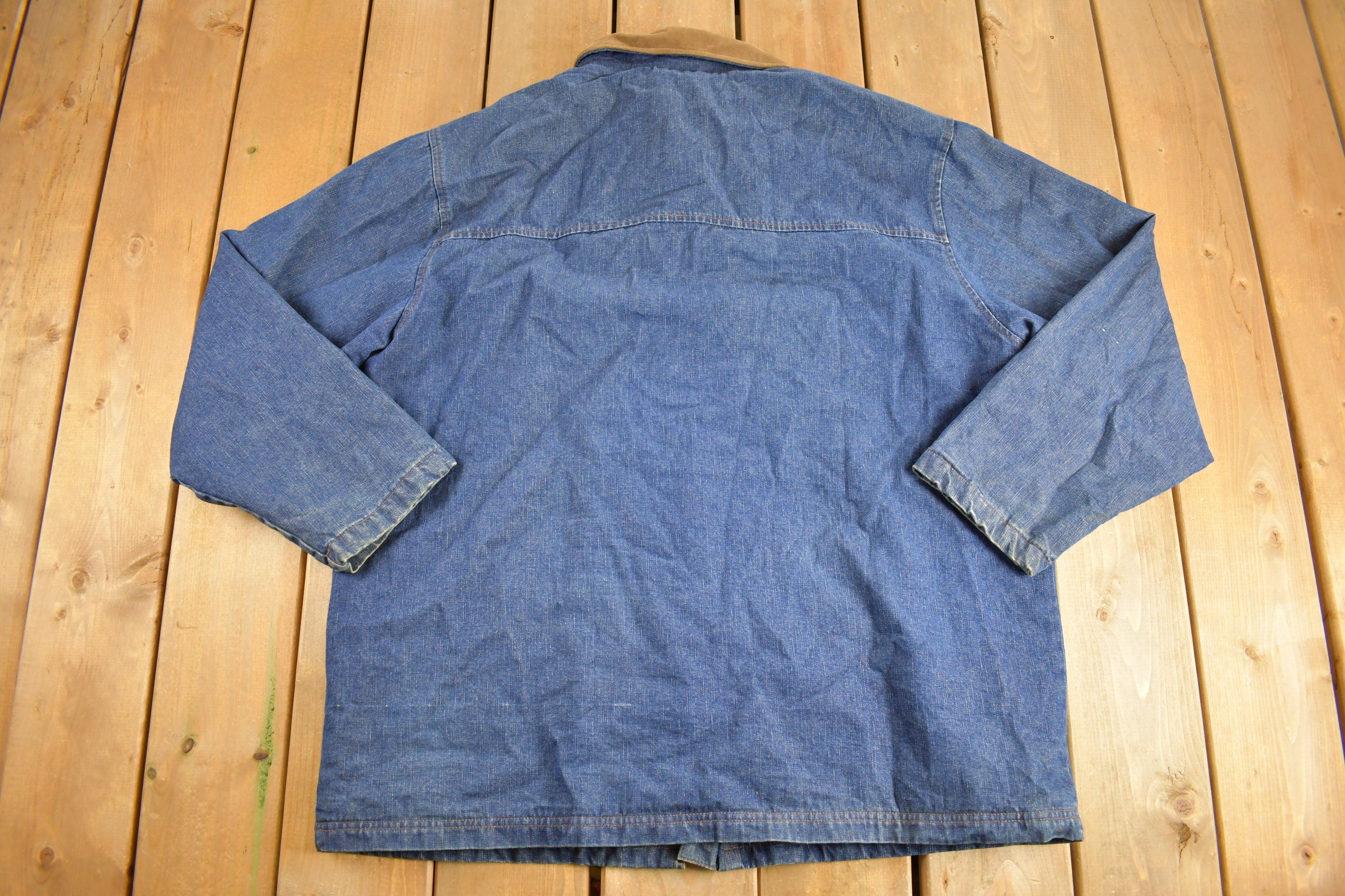 Vintage 1990s Croft & Barrows Denim Jean Jacket