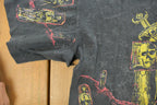 Vintage 1991 Slayer Seasons in the Abyss Tour Thrashed Band T-Shirt Men's XL
