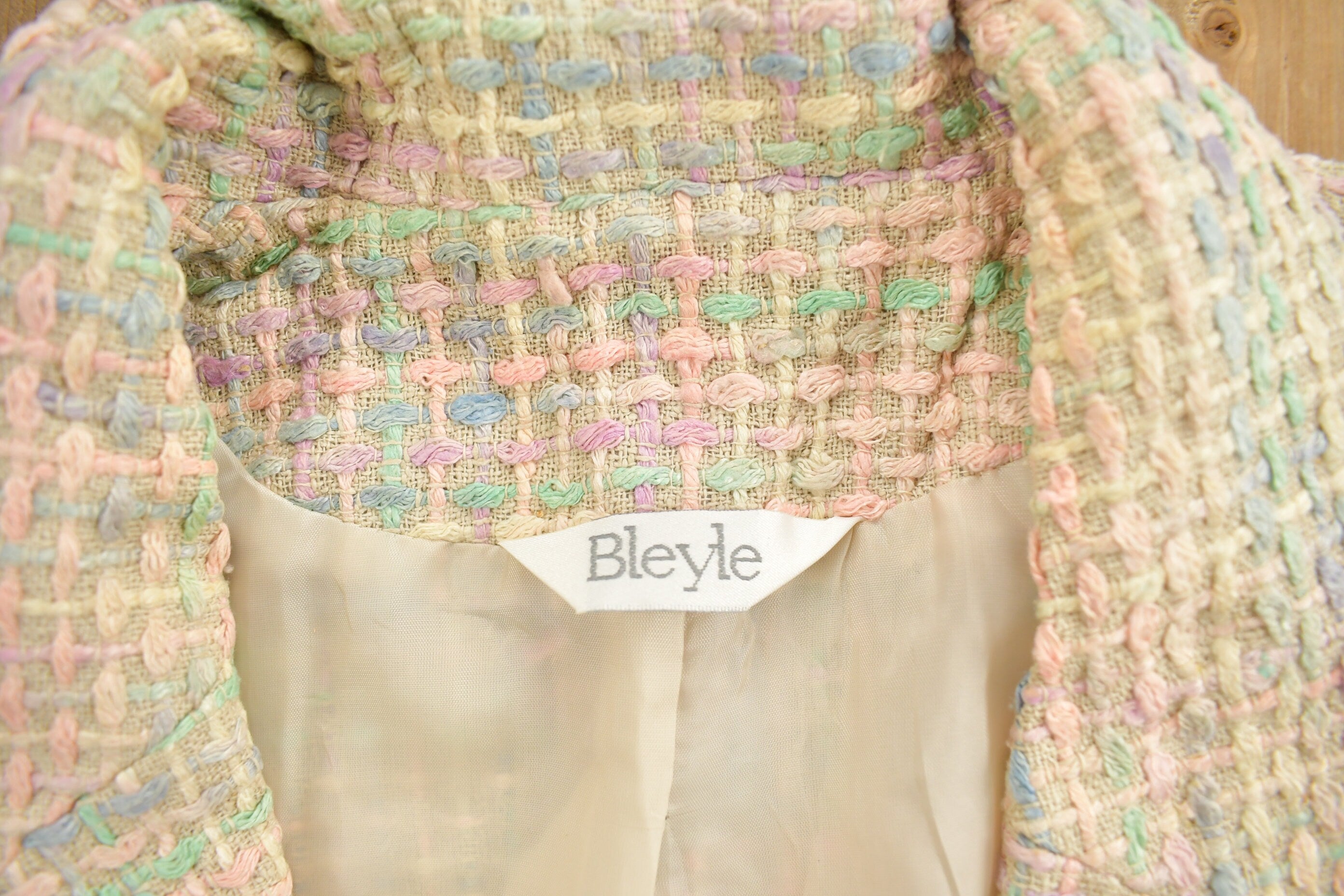 Vintage 1990s Bleyle Patterned Blazer Jacket