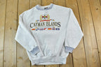 Vintage 1990s Cayman Island Crewneck Sweatshirt Made In USA