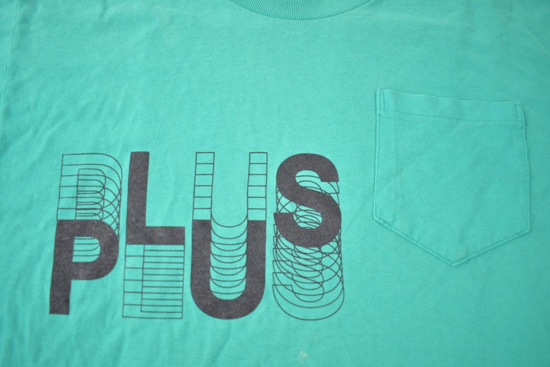 Vintage 1990s PLUS People Like Us Single Stitch Graphic T Shirt