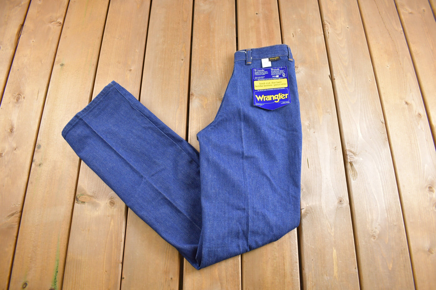 Vintage 1970s Deadstock Wrangler Boot Cut Women's Jeans Size 28 x 32 / Made in Canada / True Vintage / NWT / 70s Jeans