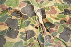 Vintage 1970s Saf T Bak Duck Camo Button Up