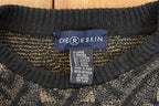 Vintage 1990s Chereskin Abstract Knit Sweater Men's M