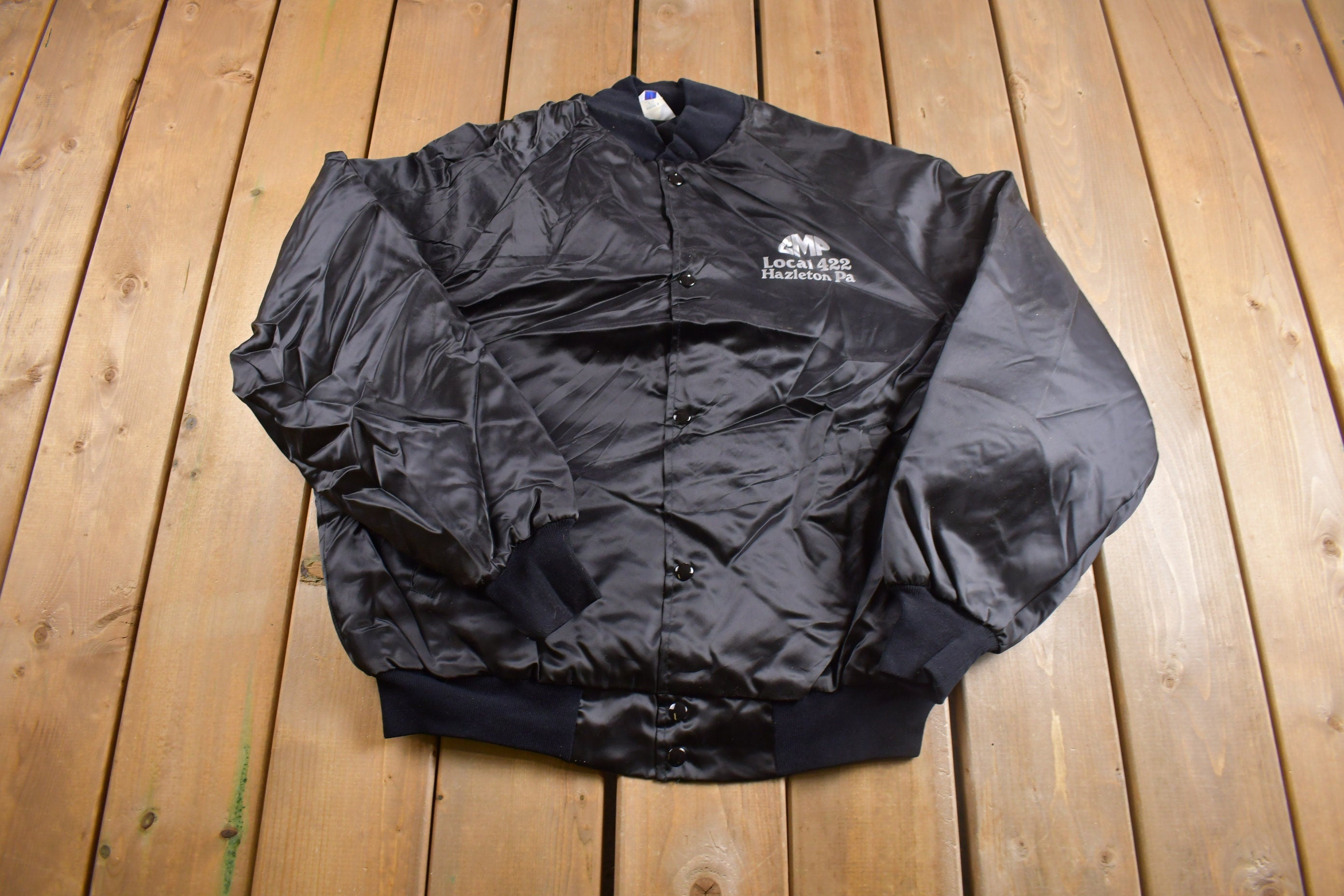 Vintage 1980s GMP Satin West Ark Jacket