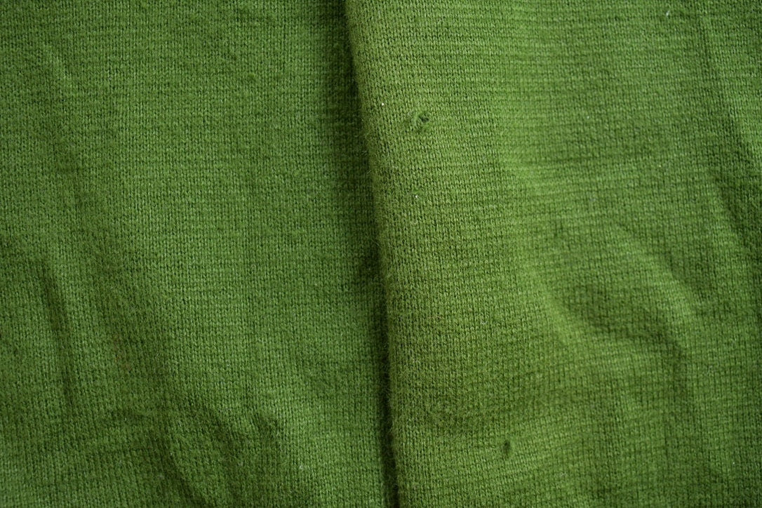 Vintage 1990s Green Blank Cardigan Sweater