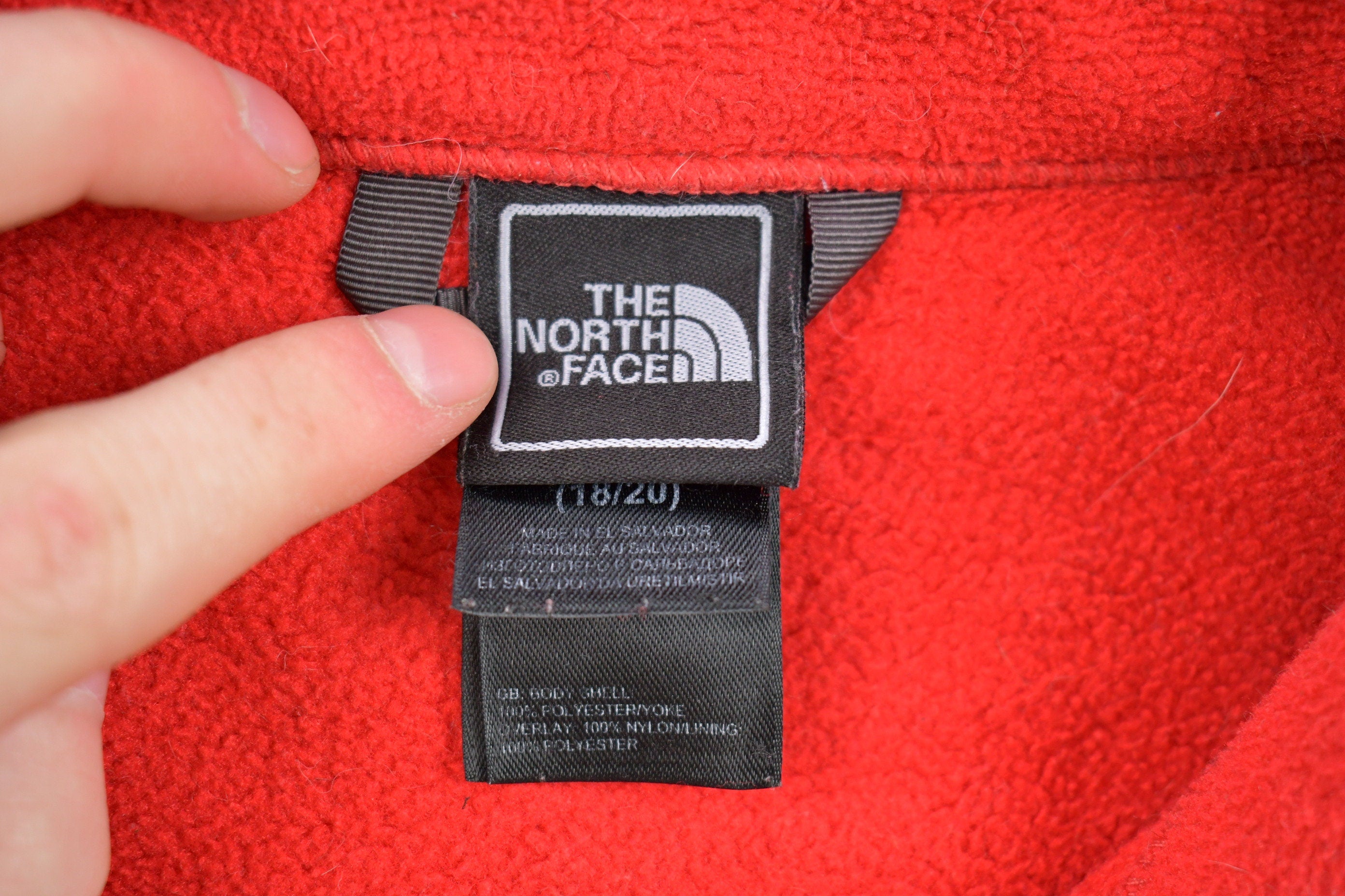 Vintage 1990s Boys The North Face Denali Fleece Sweater