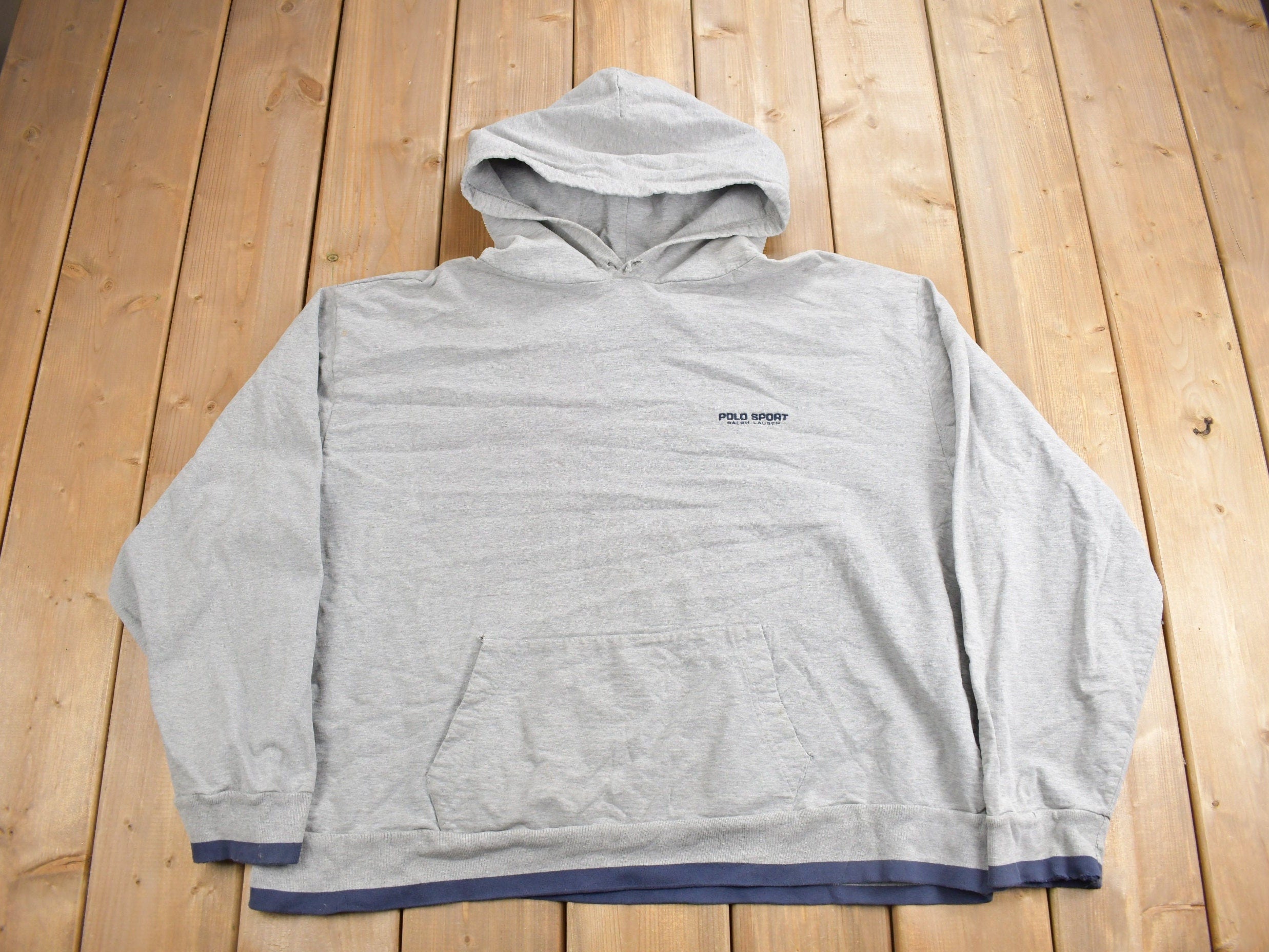 Vintage 1990s Polo Sport Ralph Lauren Embroidered Hoodie