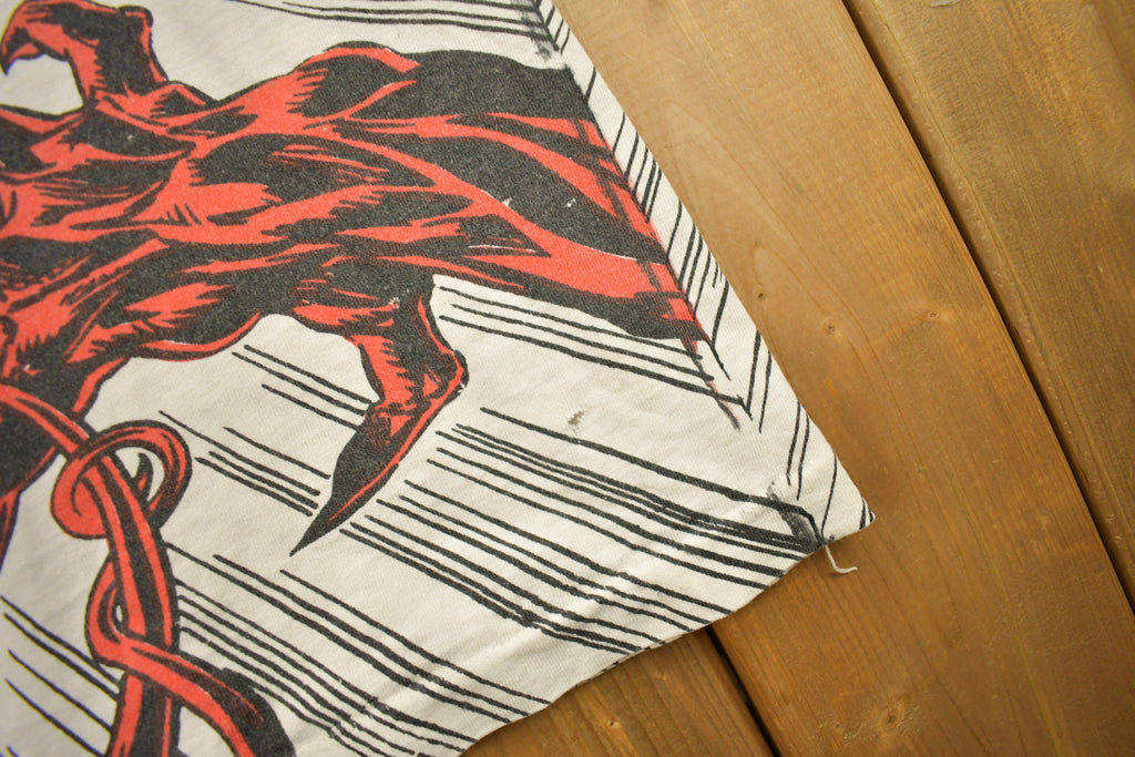 Vintage 1993 Spiderman Vs Venom Vs Carnage MARVEL Comics Mega Print T-Shirt