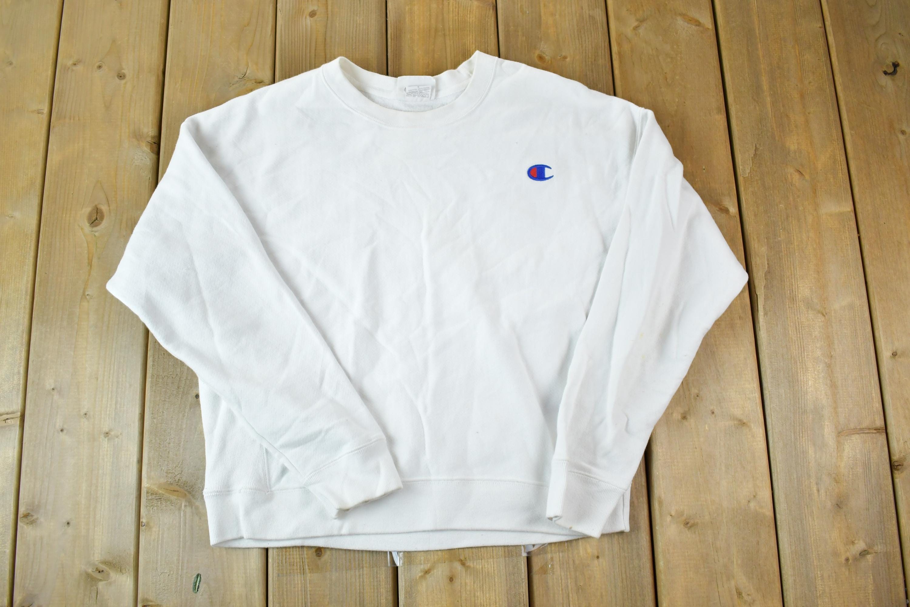 Vintage 1990s Champion Reverse Weave Boxy Crewneck Sweatshirt