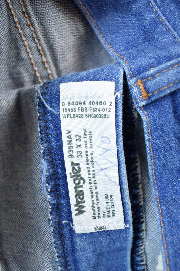 Vintage Y2K Wrangler Denim Jeans Size 33 x 32
