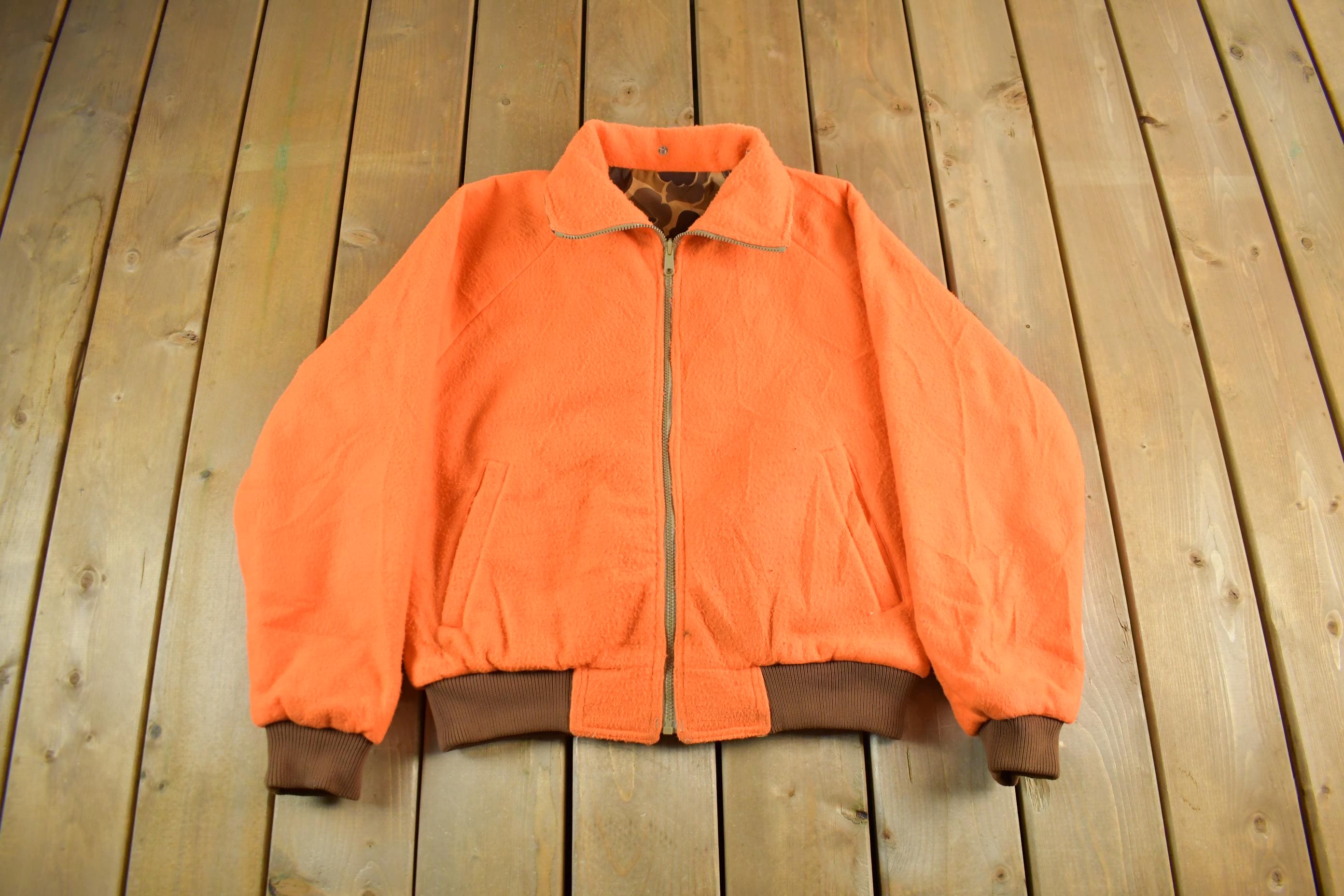 Vintage 90s Reversible Duck Camo Jacket - Men's Medium