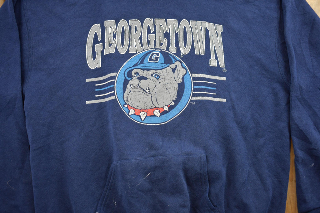 Vintage 1990s Georgetown University Hoyas Collegiate Hoodie