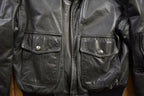 Vintage 1990s Aeropostale Olde Hide House Leather Bomber Jacket