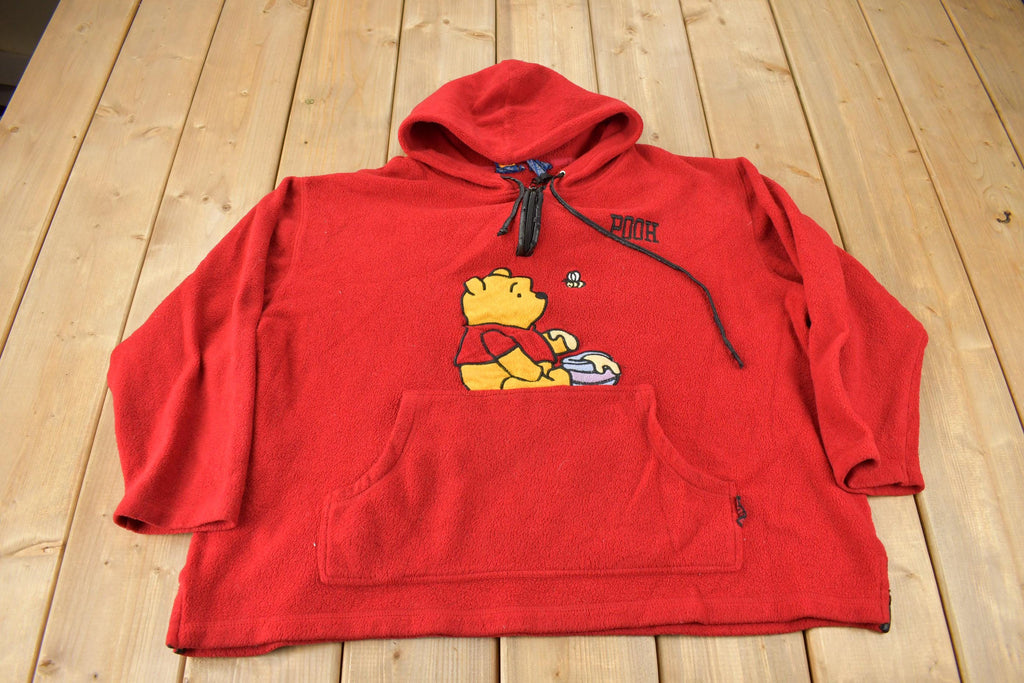 Vintage 1990s Winnie The Pooh Disney Tigger Quarter Zip Fleece Sweatshirt