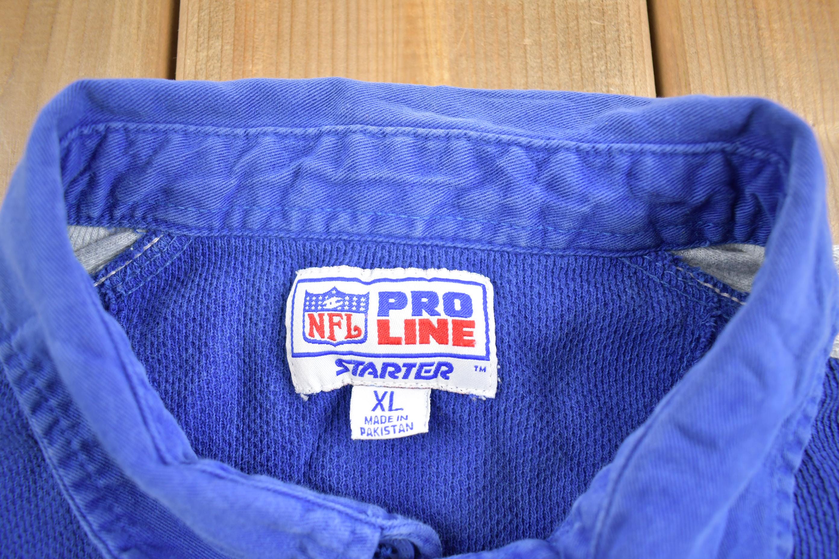 Vintage 1990s Indianapolis Colts NFL Pro Line Starter Zip Up Sweatshirt