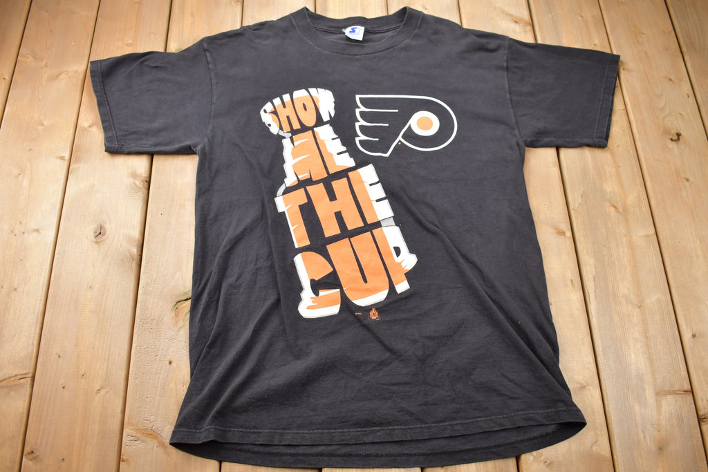 Vintage 1990s Starter Philadelphia Flyers NHL Graphic T-Shirt