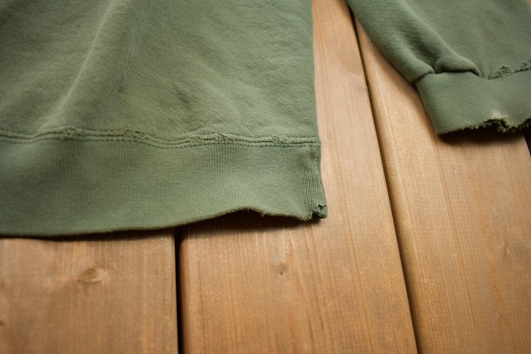 Vintage 1990s Forrest Green Nike Crewneck Sweatshirt