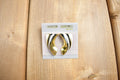 Vintage 1980s Black White & Gold Earrings