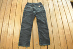Vintage 1990s Carhartt Distressed Sun Faded Double Knee Pants Men's 31 x 32