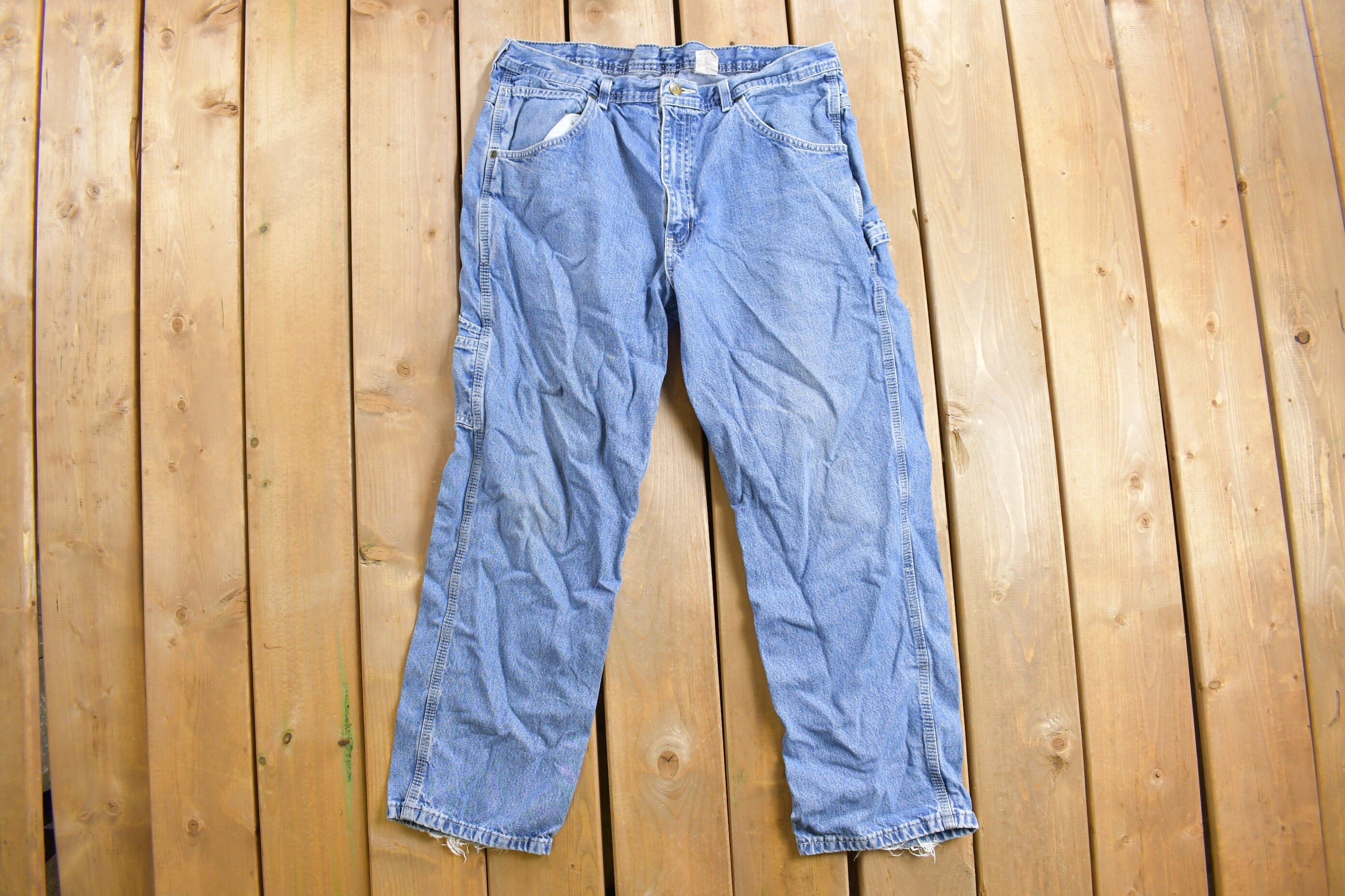 Vintage 1990s Key Denim Jeans Size 35 x 27