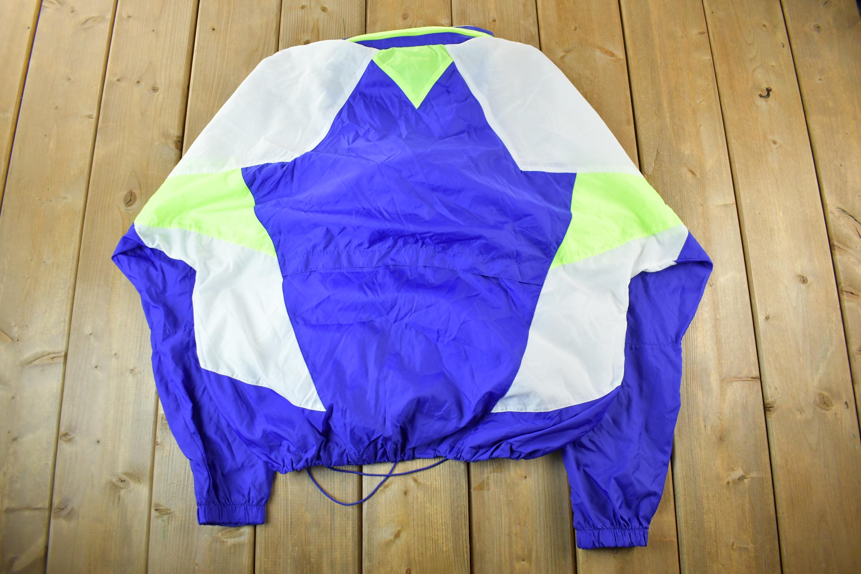 Vintage 1990s Nike Color Block Windbreaker Jacket Men's XL