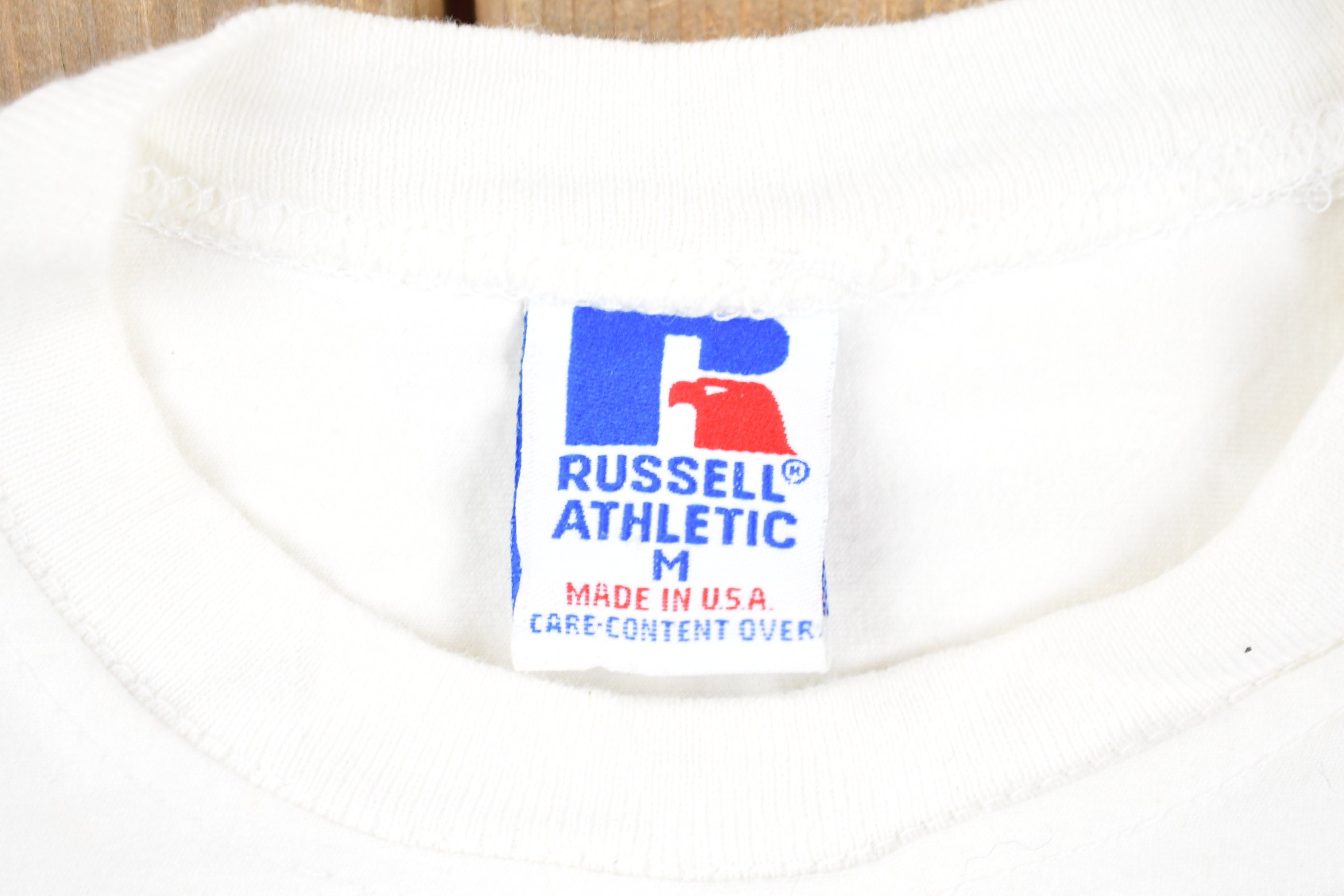 Vintage 1990s Russell Athletics Three Quarter Sleeve T-Shirt