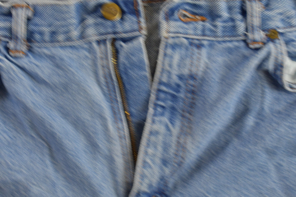 Vintage 1980s Chic Blue Wash Relaxed Fit Tapered Leg Jeans