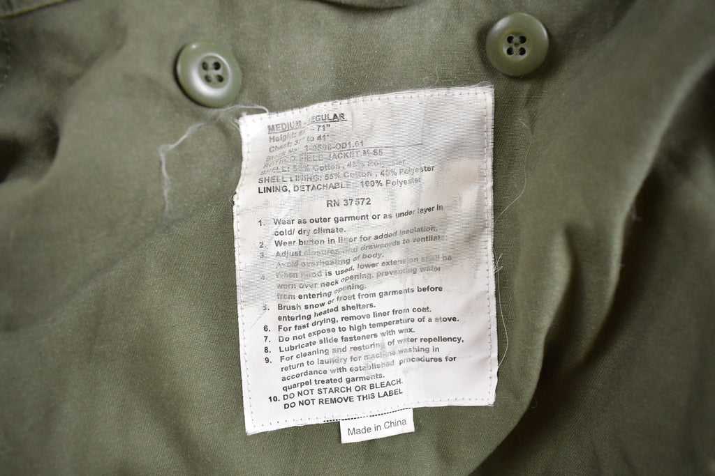 Vintage 1990s M-65 Military Field Coat