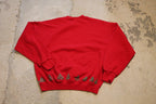 Vintage 1990s Teddy Bear Graphic Holiday Crewneck , Christmas Teddy Bear , Winter Wear , Festive Graphic Print , Made In USA