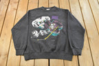 Vintage 1990s Anaheim Mighty Ducks NHL Hockey Crewneck Sweatshirt Men's Large